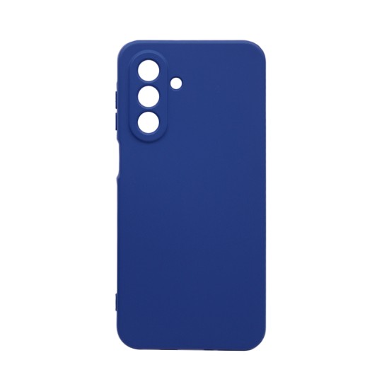 Capa de Silicone com Moldura de Câmera para Samsung Galaxy A17 5G/A176 Azul Escuro